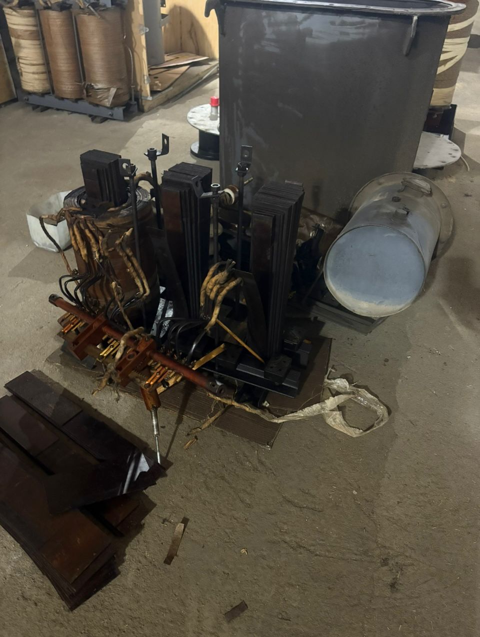 Сборка узлов трансформатора